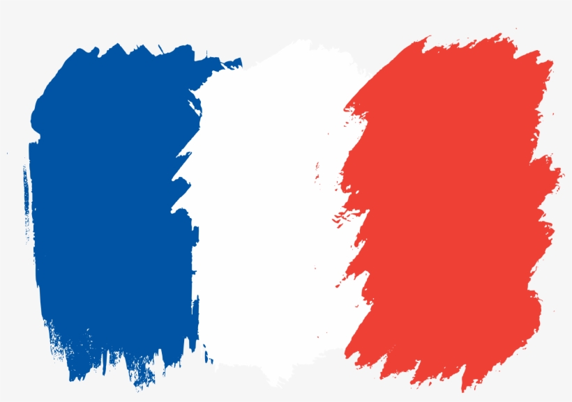 Free Download - France Flag Paint Png, transparent png