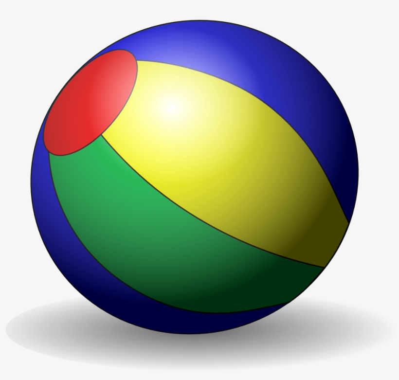 Free Vector Beachball V Clip Art - Boys Toys Clip Art, transparent png