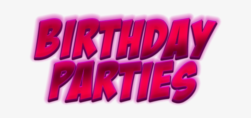 Kids And Teens Birthday Parties Are As Easy As 1,2,3 - Birthday Party Font Png, transparent png
