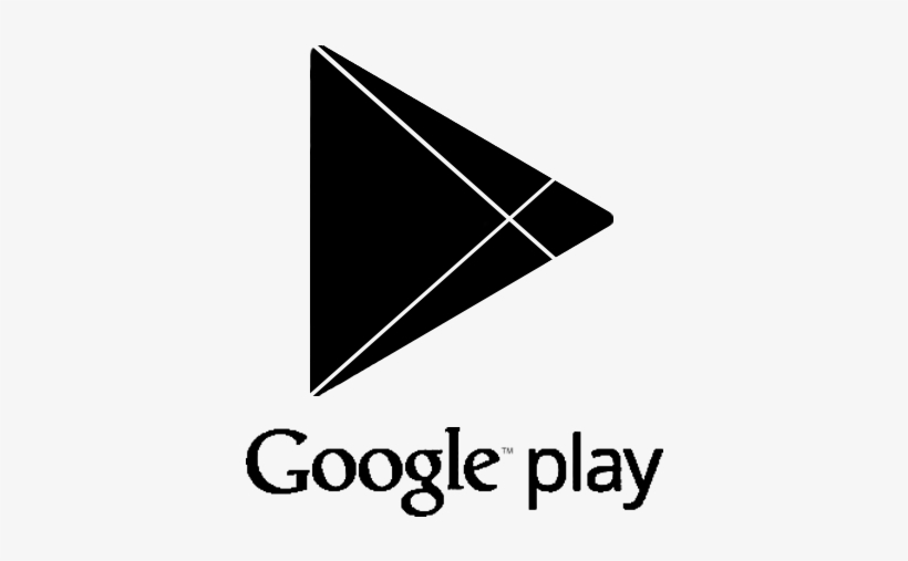 Download Transparent Logo Google Play Png Google Play Music Logo Black PNGkit