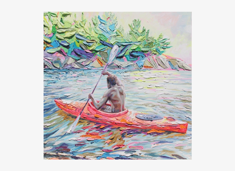 Sarah Carlson Svg Black And White Library - Acrylic Paintings Kayak, transparent png