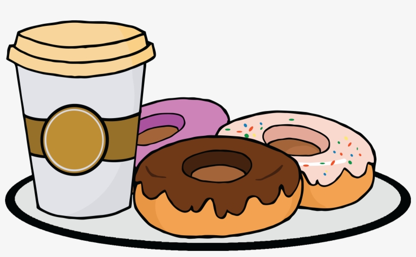 Funny Donut Clipart - Doughnuts Clipart, transparent png