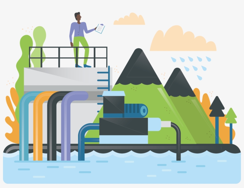 Royalty Free Library Agriculture Clipart Industrial - Water, transparent png