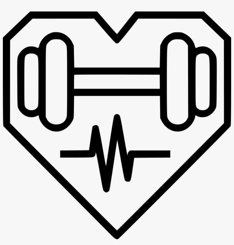 Dumbbells Clipart Health Fitness - Health And Fitness Icon Png, transparent png