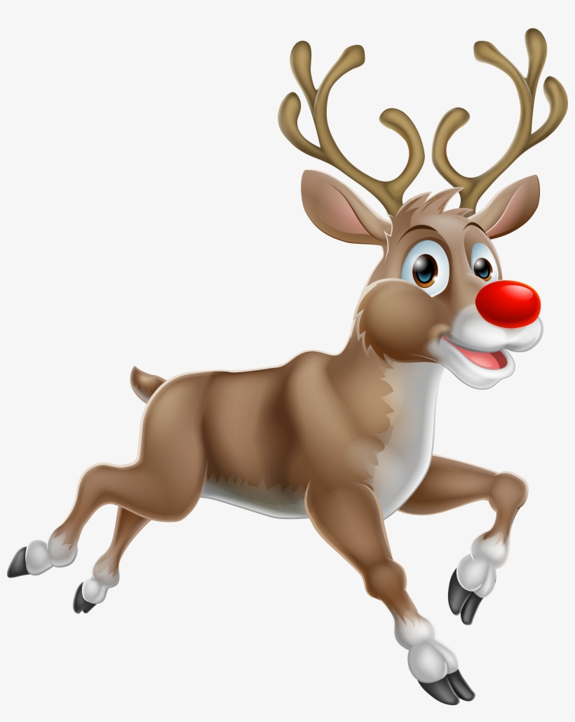 Transparent Christmas Rudolph Png Clipart, transparent png