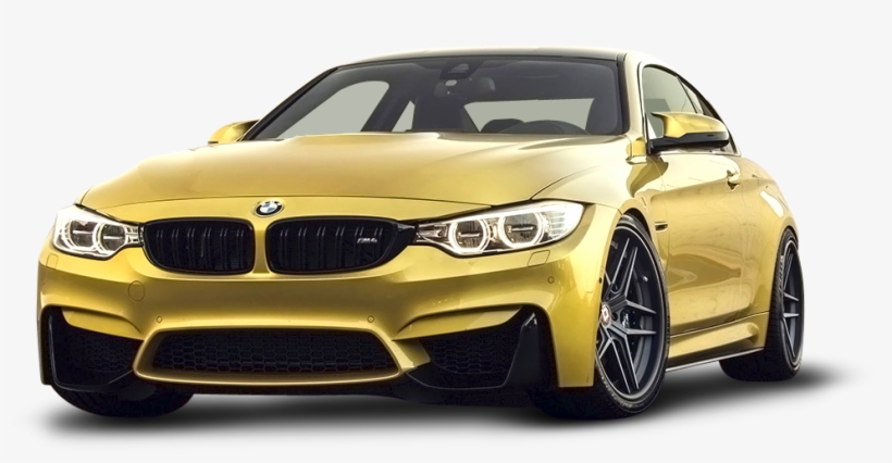 Gold Bmw M4 Car Png Image - Bmw M4 Png, transparent png