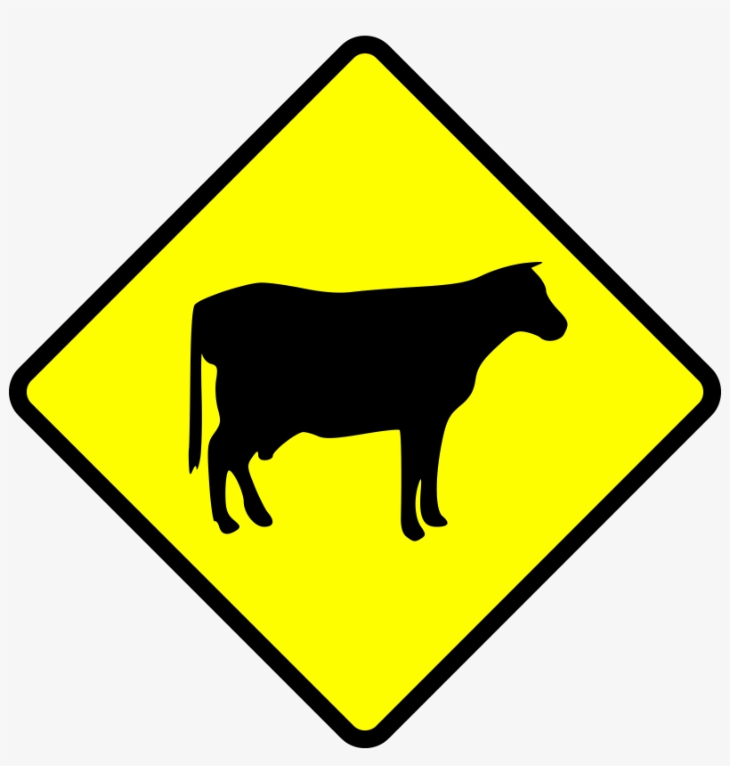 The Editing Of Traffic Signs - Senales De Transito Animales, transparent png