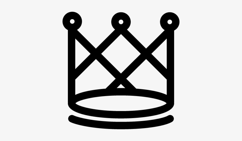Crown Made Of Criss Cross Lines And Circle Shapes Vector - Coronas Hechas De Triangulos, transparent png