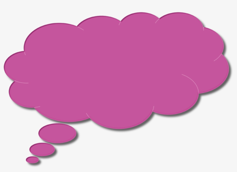 Pin Thinking Bubble Clipart - Coloured Thought Bubble Png, transparent png