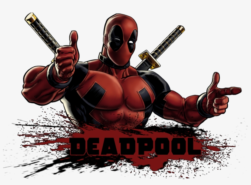 Deadpool And Logo - Deadpool Art Png, transparent png