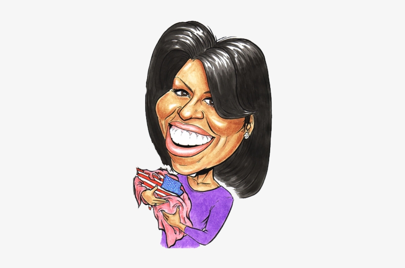 Michelle Obama Clipart Royalty Free Stock - Barack And Michelle Obama Clipart, transparent png