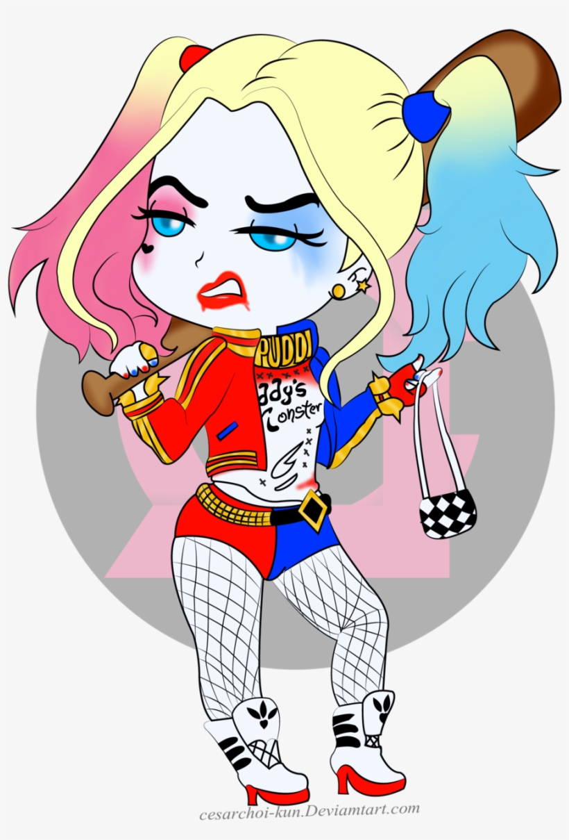 Harley Quinn Clipart Cute Harley Quinn Cute Png 1024x1389 PNG