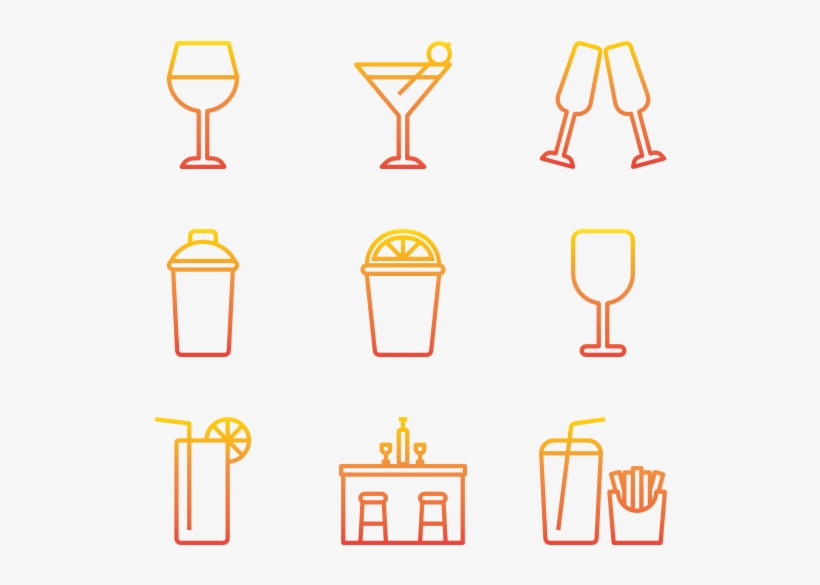 Jpg Royalty Free Stock Alcohol Vector Minimalist - Openclipart, transparent png