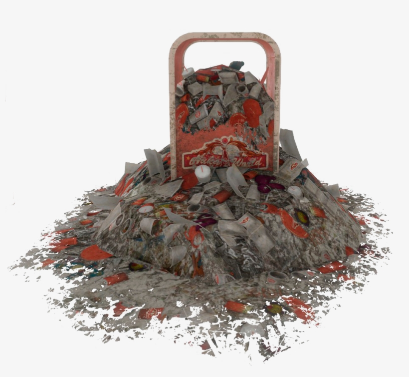 Fo4nw Owerflowing Trashcan - Wiki, transparent png