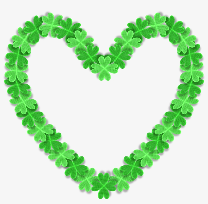 Love 3d Heart Shamrock Clover 1239695 - St Patricks Day Feet, transparent png
