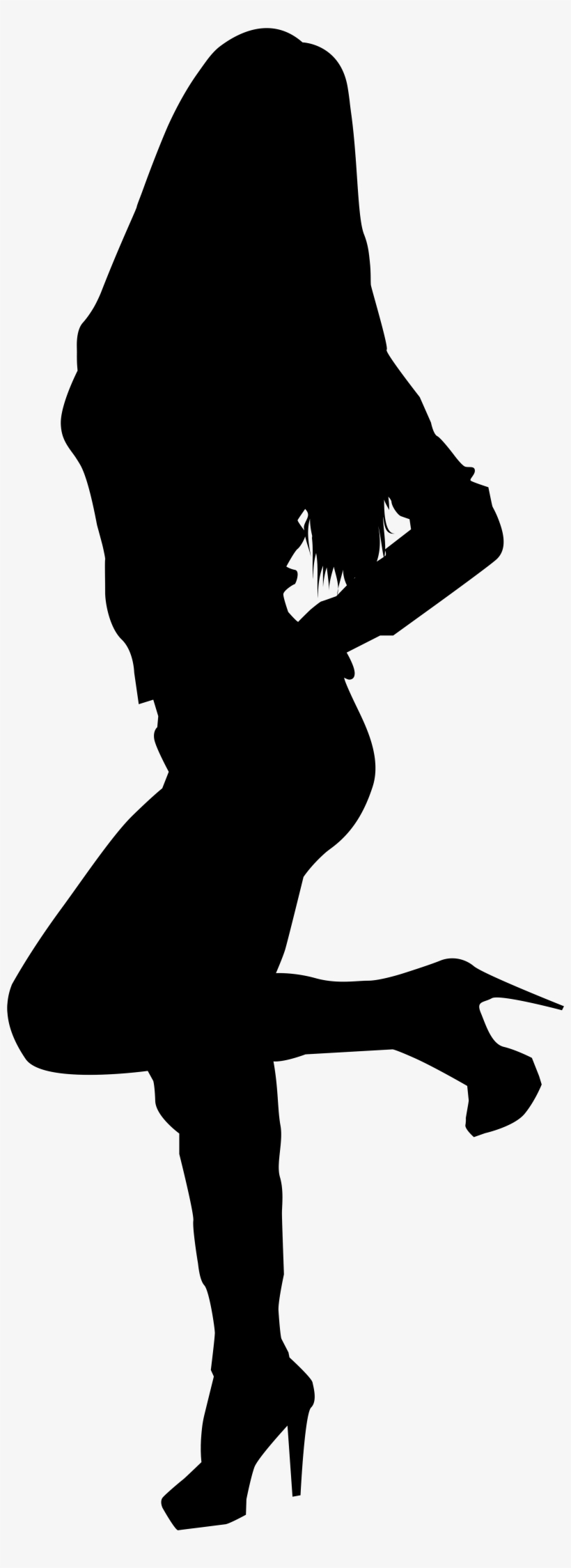 Sexy Lady Silhouette Png, transparent png