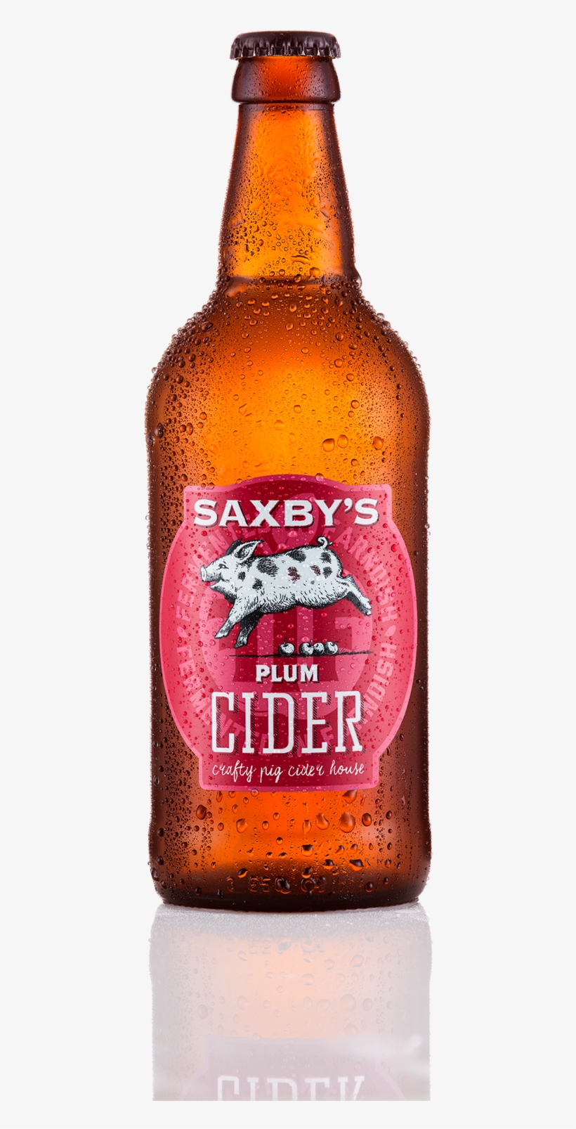 Saxbys Cider Plum Bottle, transparent png