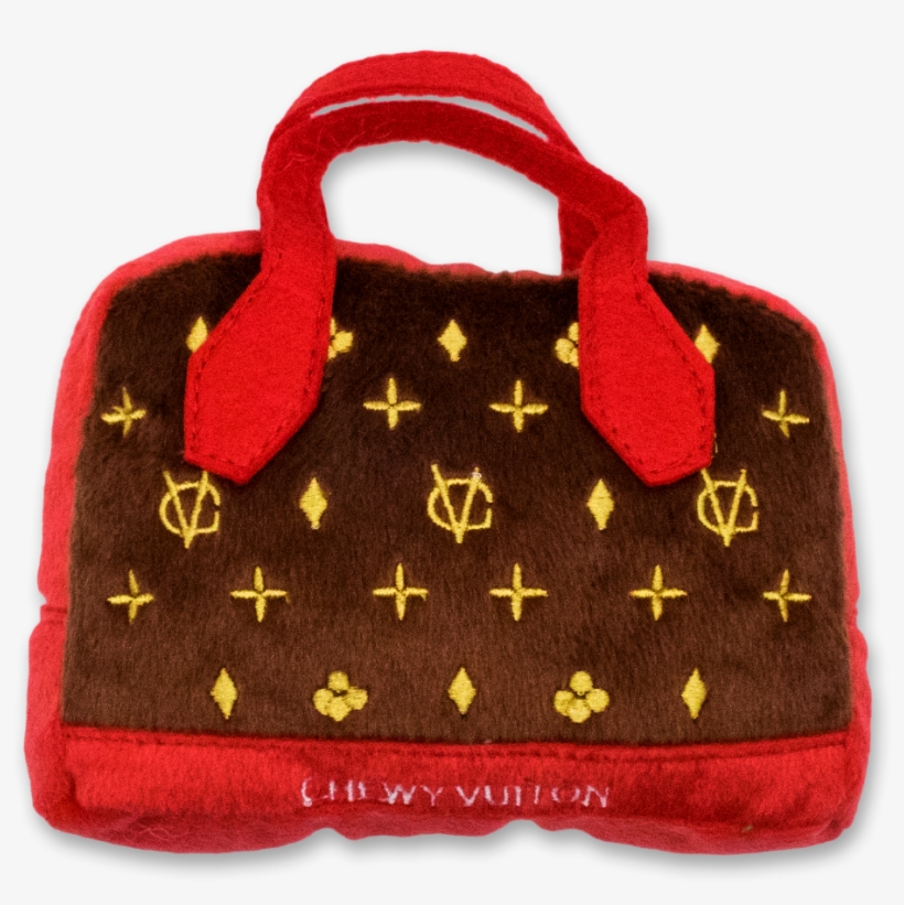 1k X 1k Chewy Vuiton Dog Toy V=1494627765 - Dog Diggin Designs Llc Chewy Vuitton Red Trim Purse, transparent png