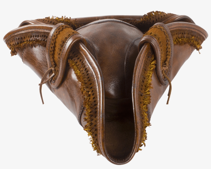 Leather Pirate Hat - Leather Pirate Hat, Size S, M/l, Xl, Brown, Full Grain,, transparent png