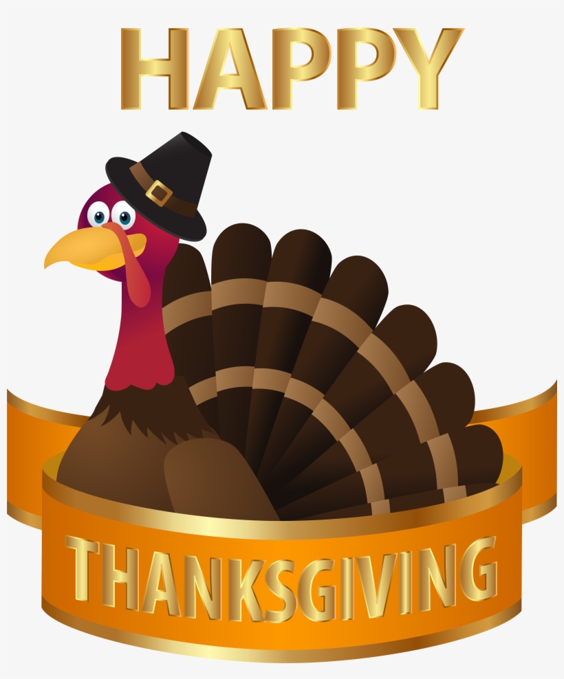 Happy Thanksgiving Turkey Transparent Png Image, transparent png