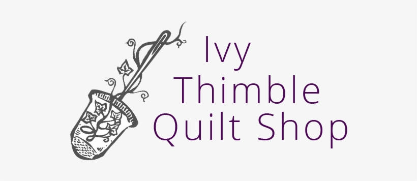 Ivy Thimble Quilt Shop Logo - Logo, transparent png