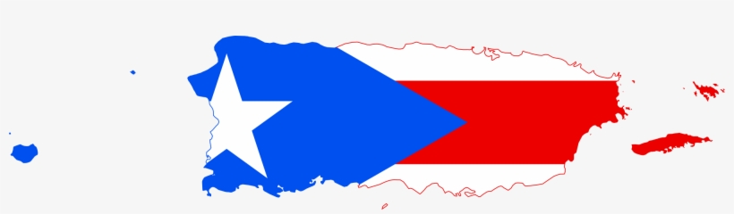 Open Puerto Rico Map With Flag 2000x488 Png Download Pngkit