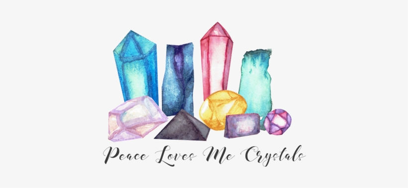 Peace Loves Me Crystals Logo - Design, transparent png