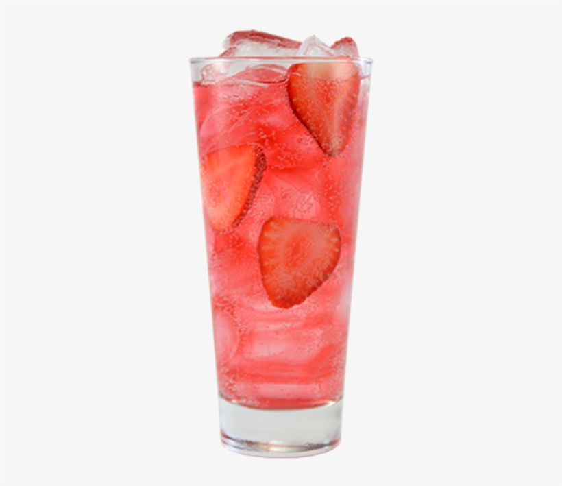 Strawberry Soda Glass Png, transparent png