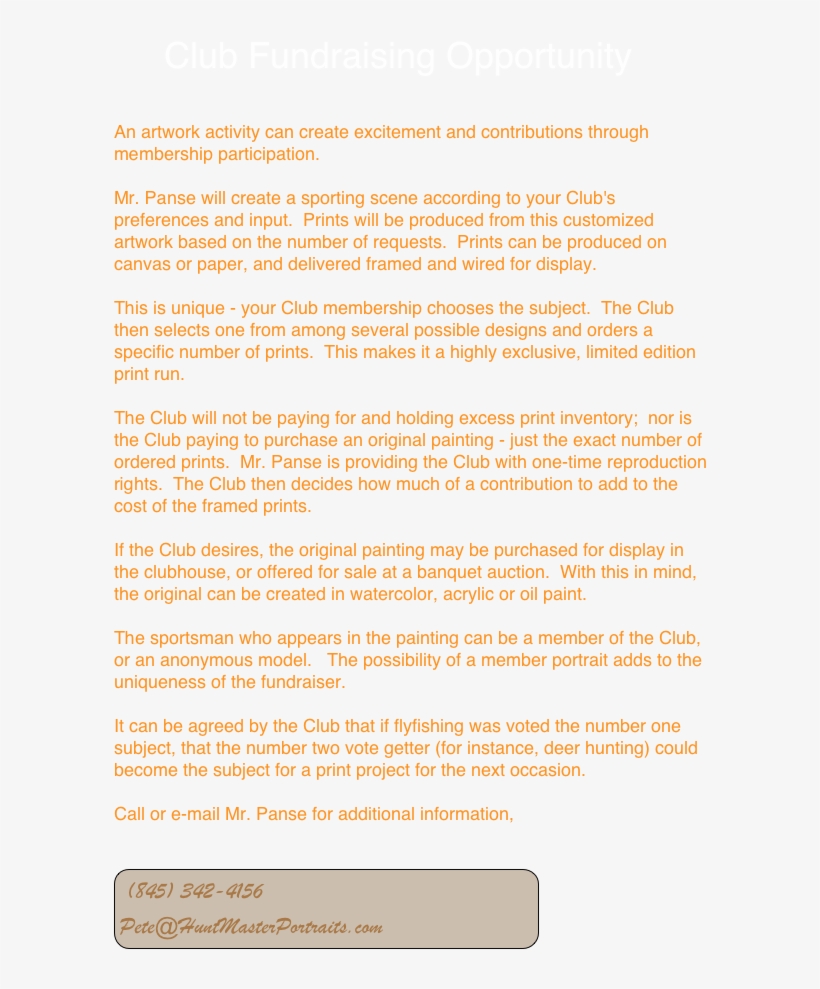 Club Fundraising Opportunity An Artwork Activity Can - Letter, transparent png