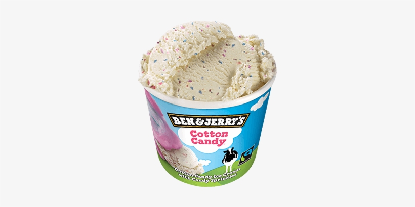 Cotton Candy Single Serve - Ben And Jerry Candy, transparent png