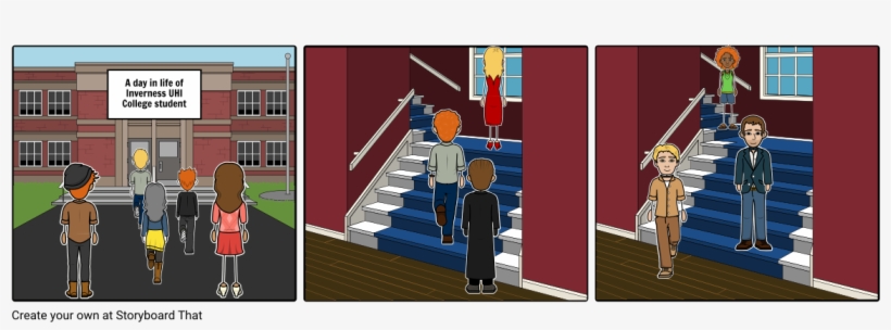 People Walking Into School - Cartoon, transparent png