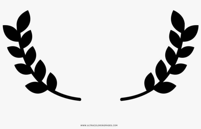Laurel Wreath Coloring Page - Deux Semaine Sans Fumer, transparent png