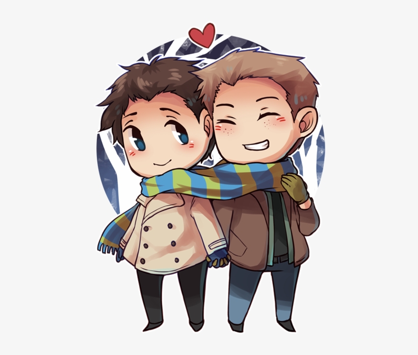 Damon & Alaric // Dean & Castiel Images Dean And Castiel - Cartoon, transparent png