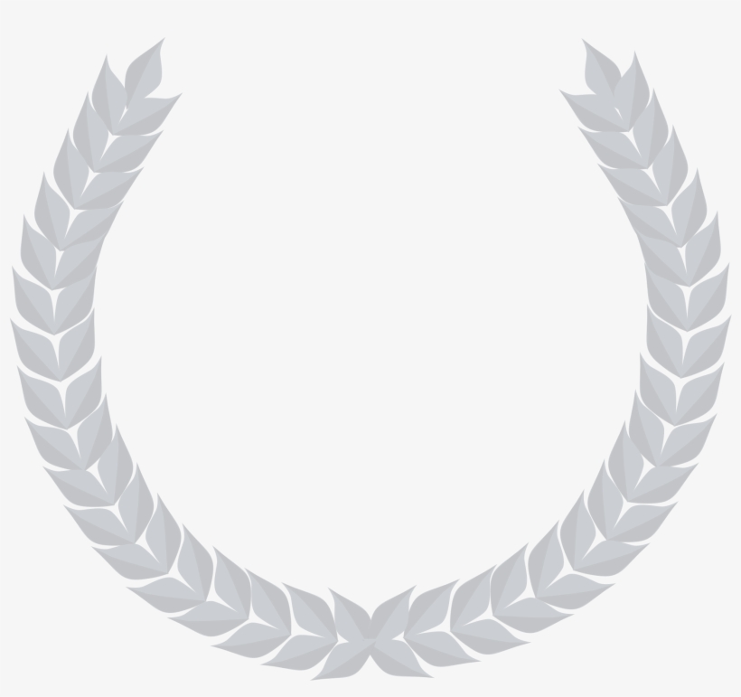 Couronne De Laurier Gris Bleu Blue Gray Laurel Wreath - Logo Mairie De Bangui, transparent png