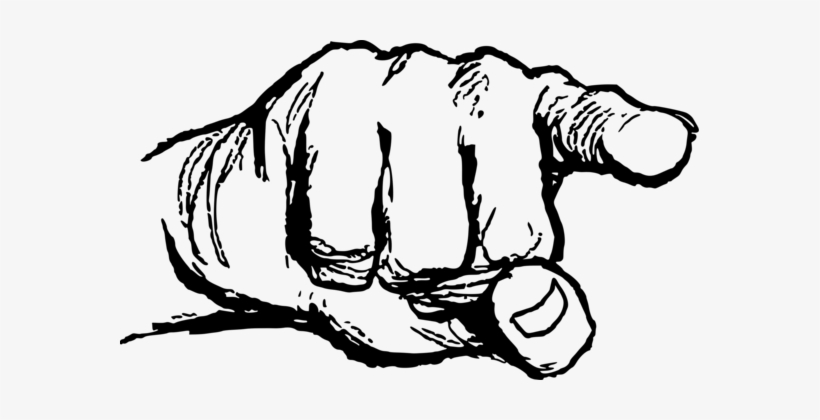 Index Finger Pointer Hand Cursor - Index Finger Pointing Png, transparent png