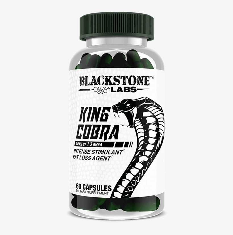 Blackstone Labs King Cobra - King Cobra Fat Burner, transparent png