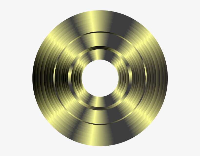 Clip Royalty Free Phonograph Royalty Free Clip Art - Vector Cd Oro, transparent png