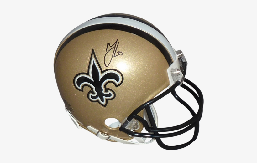 Marshon Lattimore Autographed New Orleans Saints Mini - New Orleans Saints, transparent png
