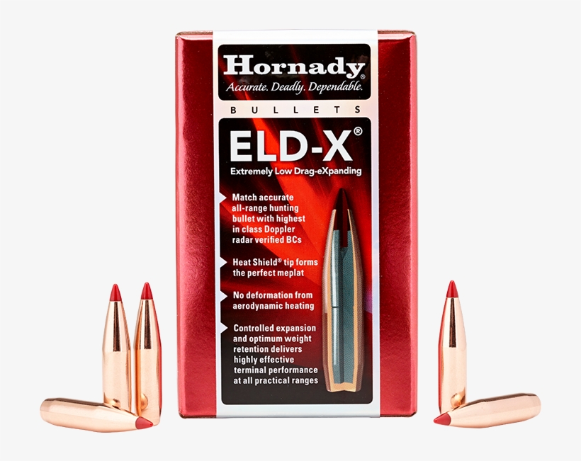 Extend Your Range And Never Compromise At Any Distance - Hornady Eld X 270, transparent png
