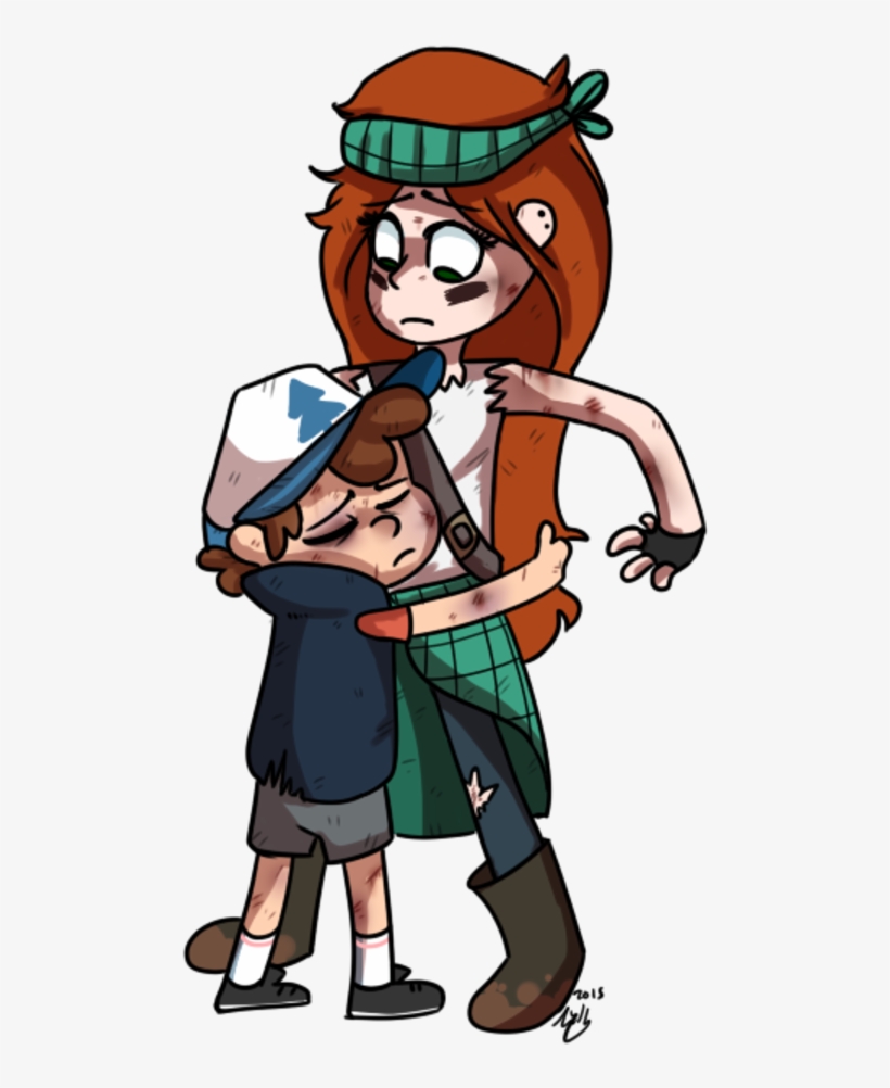 "i'm Not Crying, You're Crying" - Gravity Falls Dipper Wendip, transparent png