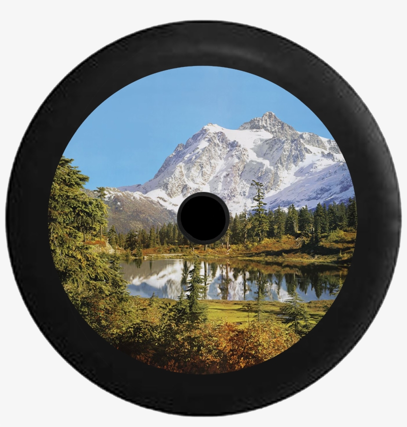 Jeep Wrangler Jl Backup Camera Snowy Mountain Overlooking - North Cascades National Park, Mount Shuksan, transparent png