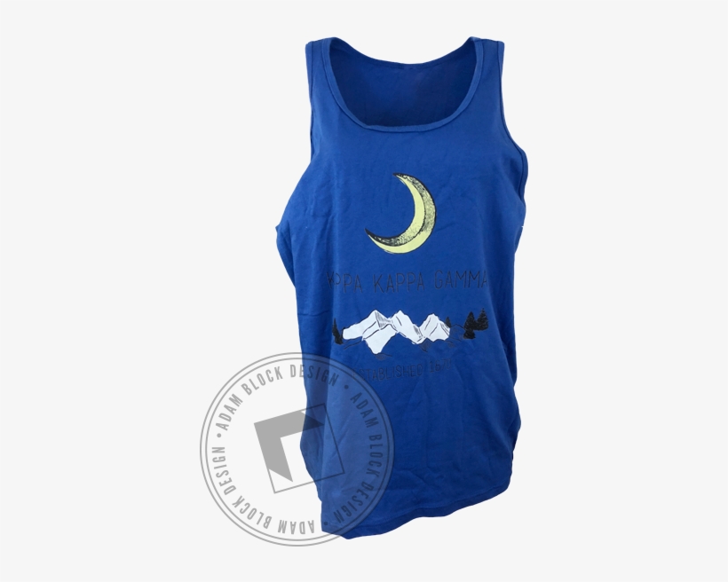 Kappa Kappa Gamma Snowy Mountain Tank - Active Tank, transparent png