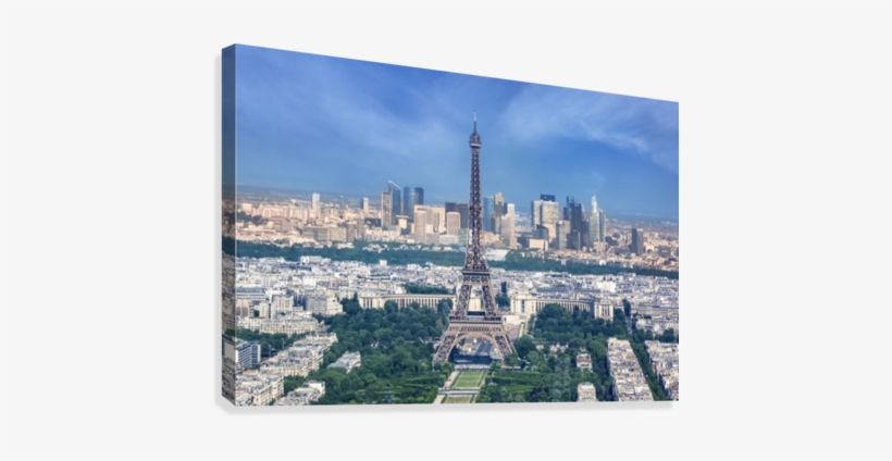 Paris Skyline Canvas Print - Paris, transparent png