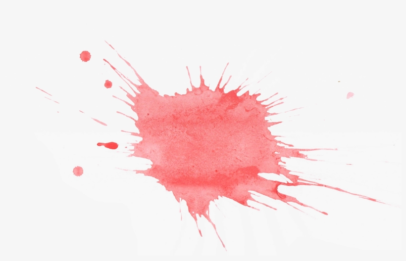 Free Red Paint Splatter Png - Watercolor Painting, transparent png