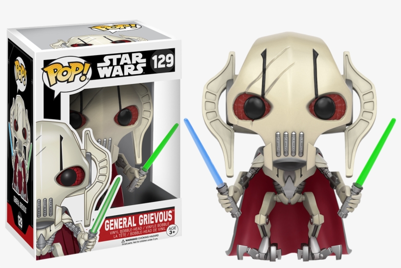 Star Wars - General Grievous - General Grievous Pop Funko, transparent png