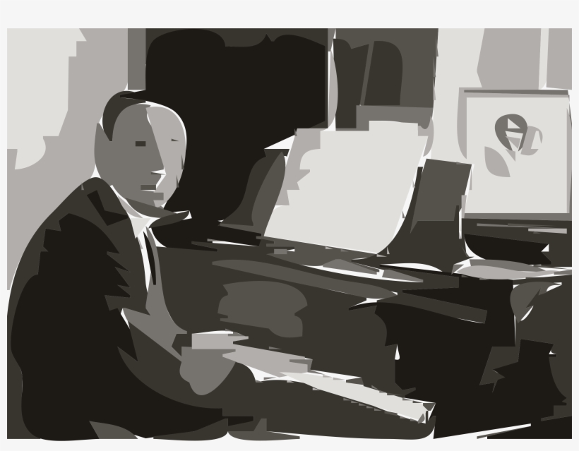 This Free Icons Png Design Of Rachmaninoff Playing, transparent png