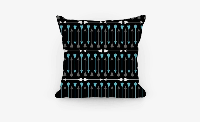Bow Arrow Stripe Pattern Pillow - Cushion, transparent png