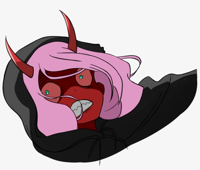 Fan Artyoung Red Oni Zero Two - Darling In The Franxx Young, transparent png