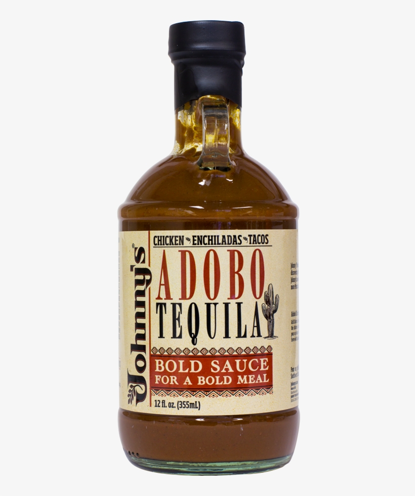 Adobo Tequila 12oz - Johnny's Adobo Tequila Sauce, transparent png