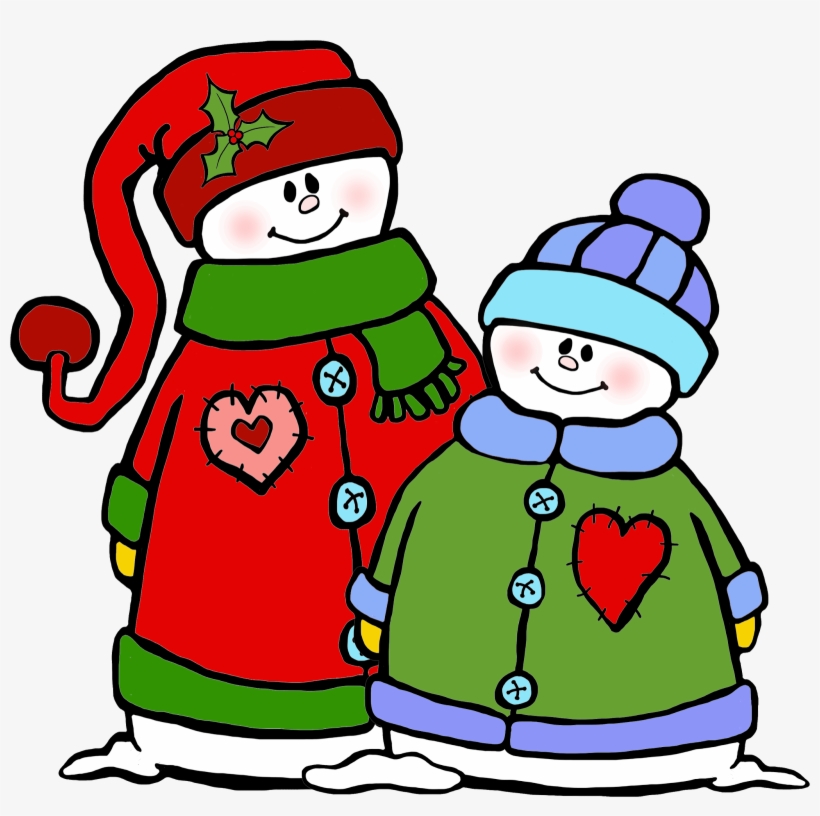 Whimsy Workshop Teaching - Two Snowman Clip Art, transparent png